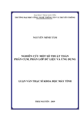 Nghiên Cứu Kỹ Thuật Khai Phá Dữ Liệu Tại Đại Học Thái Nguyên