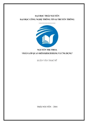 Phân lớp quan điểm khách hàng trên website thương mại