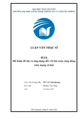 Mô Hình Đồ Thị và Ứng Dụng Trong Bài Toán Cộng Đồng Trên