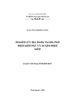 Khám Phá Địa Danh Thành Phố Điện Biên Phủ và Huyện Điện Biên