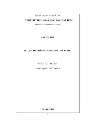 Du lịch Thờ Mẫu tại Phố Phan Tráng: Khám Phá Văn Hóa và 