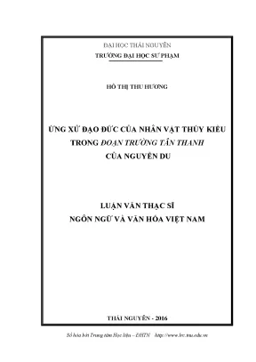 Đạo đức Thúy Kiều trong Đoạn Trường Tân Thanh của Nguyễn Du