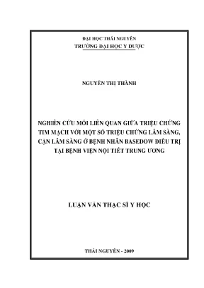 Nghiên Cứu Mối Liên Quan Giữa Triệu Chứng Tim Mạch và