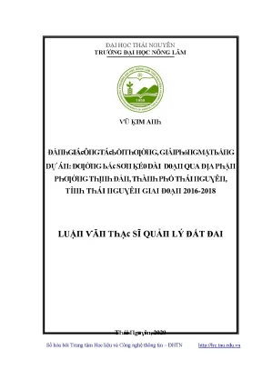 Quản lý đất đai tại Thái Nguyên: Nghiên cứu và phân tích