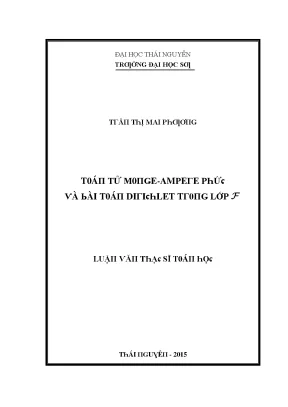 Nghiên Cứu Về Tác Động Của Phương Pháp M0ПǤE-AMΡEГE 