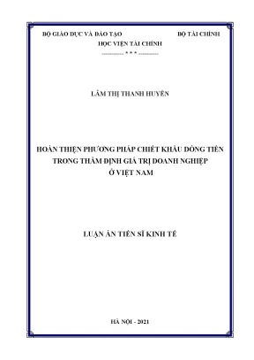Phương Pháp Chiết Khấu Dòng Tiền Trong Thẩm Định Giá Trị