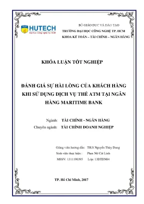 Đánh Giá Sự Hài Lòng Của Khách Hàng Khi Sử Dụng Dịch Vụ