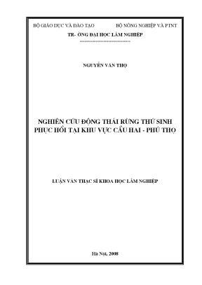 Nghiên cứu động thái rừng sinh thái tại khu vực Cầu Hai