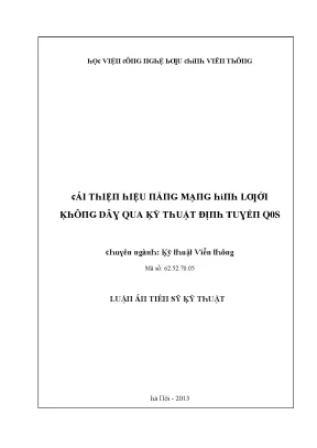 Kỹ Thuật Định Tuyến Q0S: Nâng Cao Hiệu Quả Mạng Lưới