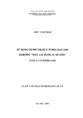 Nghiên cứu sử dụng sơ đồ tư duy trong giảng dạy vật lý