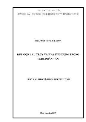 Rút Gọn Câu Truy Vấn và Ứng Dụng trong Cơ Sở Dữ Liệu