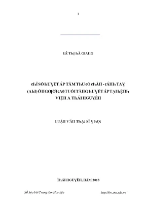 Tác động của chỉ số AIB đến sức khỏe tim mạch ở người