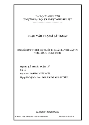 Nâng cao kỹ thuật thiết kế hệ thống điện tử tại Đại học