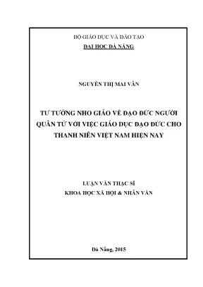 Giáo Dục Đạo Đức Thanh Niên Việt Nam Qua Tư Tưởng Nho Giáo