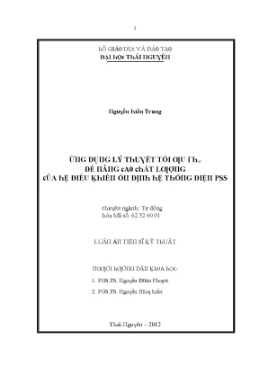 Tối ưu hóa hệ điều khiển cho hiệu suất tối đa