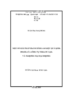 Giải pháp hiệu quả cho du lịch tại Đại học Quốc gia Hà Nội
