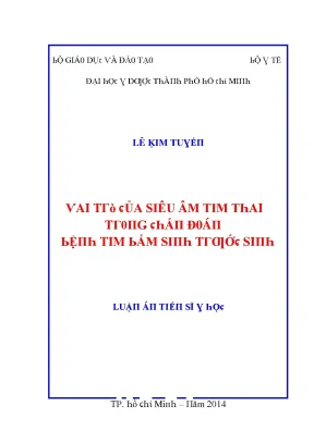 Siêu Âm Tim Thai: Đánh Giá và Kết Quả Nghiên Cứu