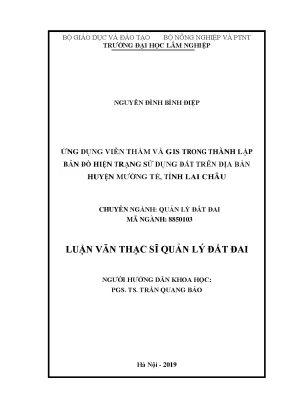 Ứng Dụng Viễn Thám và GIS Trong Lập Bản Đồ Sử Dụng Đất