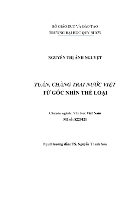 Nghiên Cứu Tác Phẩm "Tuấn, Chàng Trai Nước Việt" Từ Góc