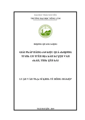 Nâng cao hiệu quả giải pháp tại Trường Đại học Nông Lâm