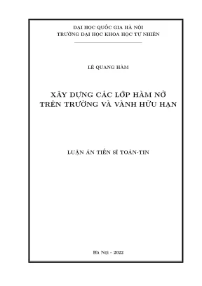 Luận Án Tiến Sĩ Toán-Tin: Nghiên Cứu Tổ Hợp Cộng Tính