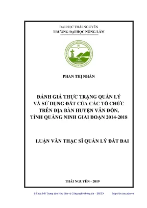 Đánh Giá Quản Lý và Sử Dụng Đất Tại Huyện Vân Đồn, Quảng