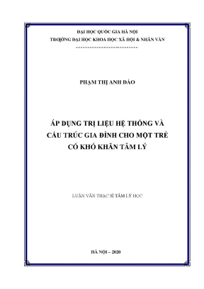 Trị Liệu Hệ Thống và Cấu Trúc Gia Đình cho Trẻ Em Khó