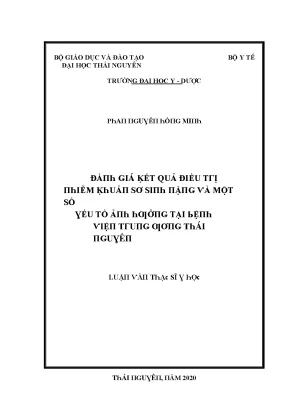 Nghiên Cứu Kết Quả Điều Trị Phim Khủng Sơ Sinh Tại Bệnh 