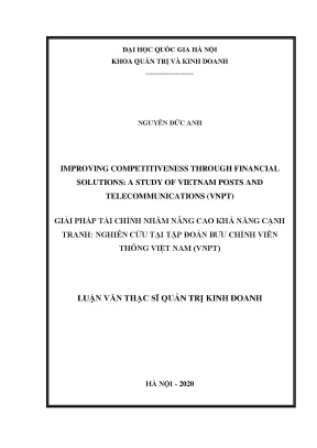 Giải Pháp Tài Chính Nâng Cao Khả Năng Cạnh Tranh Tại VNPT