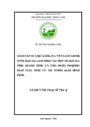 Giám Sát Sự Lưu Hành Của Virus H5N6 Tại Thái Nguyên