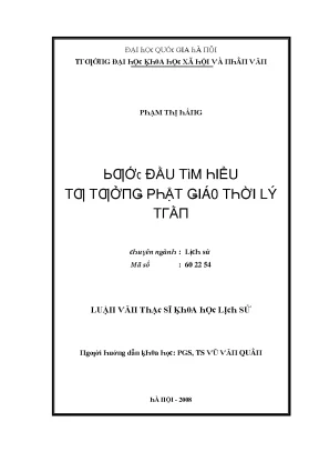 Tìm Hiểu Về Phật Giáo Thời Lý Tại Đại Học Quốc Gia Hà Nội