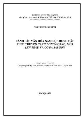 Cảnh Sắc Văn Hóa Nam Bộ Trong Các Phim Cánh Đồng Hoang,