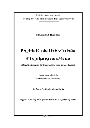 Nghiên cứu du lịch văn hóa tại Lâm Đồng