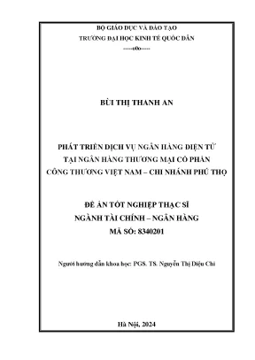 Phát Triển Dịch Vụ Ngân Hàng Điện Tử Tại Ngân Hàng