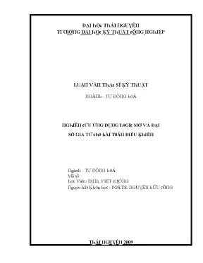 Khám Phá Kỹ Thuật Điều Khiển Mờ Trong Đại Số Gia Tử