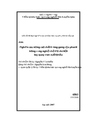 Nghiên cứu về các phương pháp tối ưu hóa trong công nghệ