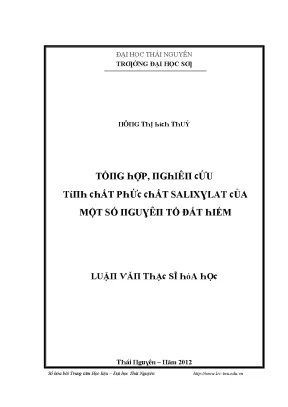Nghiên cứu về các loại đất hiếm tại Thái Nguyên