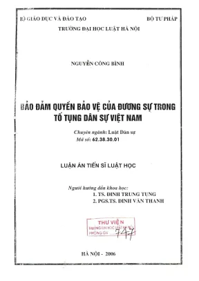 Bảo Đảm Quyền Bảo Vệ Của Đương Sự Trong Tố Tụng Dân Sự