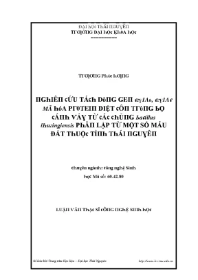 Nghiên cứu về Đất Thái Nguyên và Tác động của Khí hậu