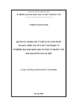 Giải pháp tổ chức lễ tốt nghiệp tại Đại học Quốc gia Hà Nội