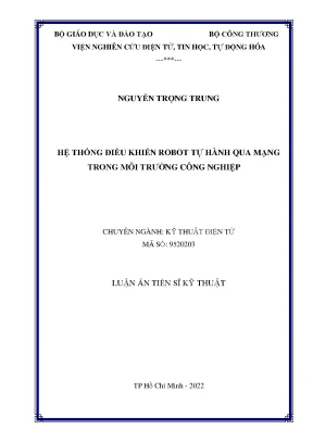 Hệ Thống Điều Khiển Robot Tự Hành Qua Mạng Trong Môi