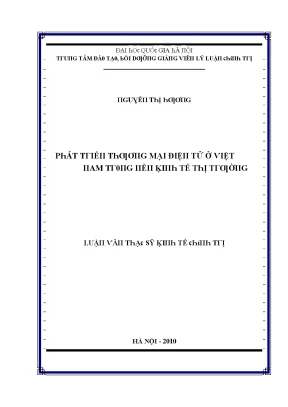 Phát Triển Thương Mại Điện Tử Tại Việt Nam: Xu Hướng và