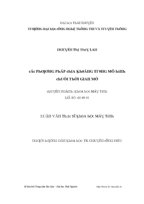 Phương Pháp Chia Khoảng Trong Mô Hình Chuỗi Thời Gian Mờ