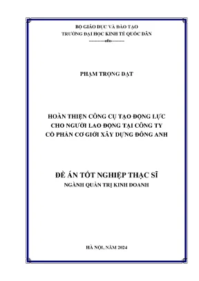 Cải Thiện Công Cụ Tạo Động Lực Cho Người Lao Động Tại