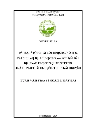 Đánh Giá Công Tác Bồi Thường và Hỗ Trợ Tái Định Cư Dự Án