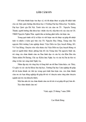 Cảm ơn sự hỗ trợ trong việc hoàn thành luận văn thạc sĩ