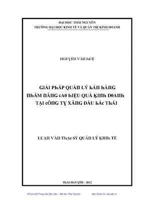 Quản lý hiệu quả kinh doanh tại Thái Nguyên