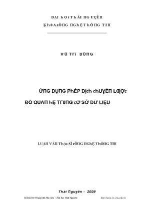 Quản lý cơ sở dữ liệu hiệu quả tại Đại học Thái Nguyên