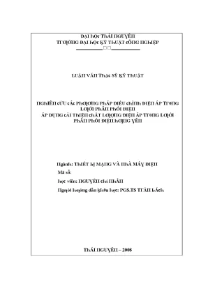 Nghiên Cứu Về Hệ Thống Điện Lưới Tại Đại Học Kỹ Thuật 