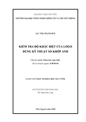 Nghiên Cứu Độ Khác Biệt Logo Qua Kỹ Thuật So Khớp Ảnh